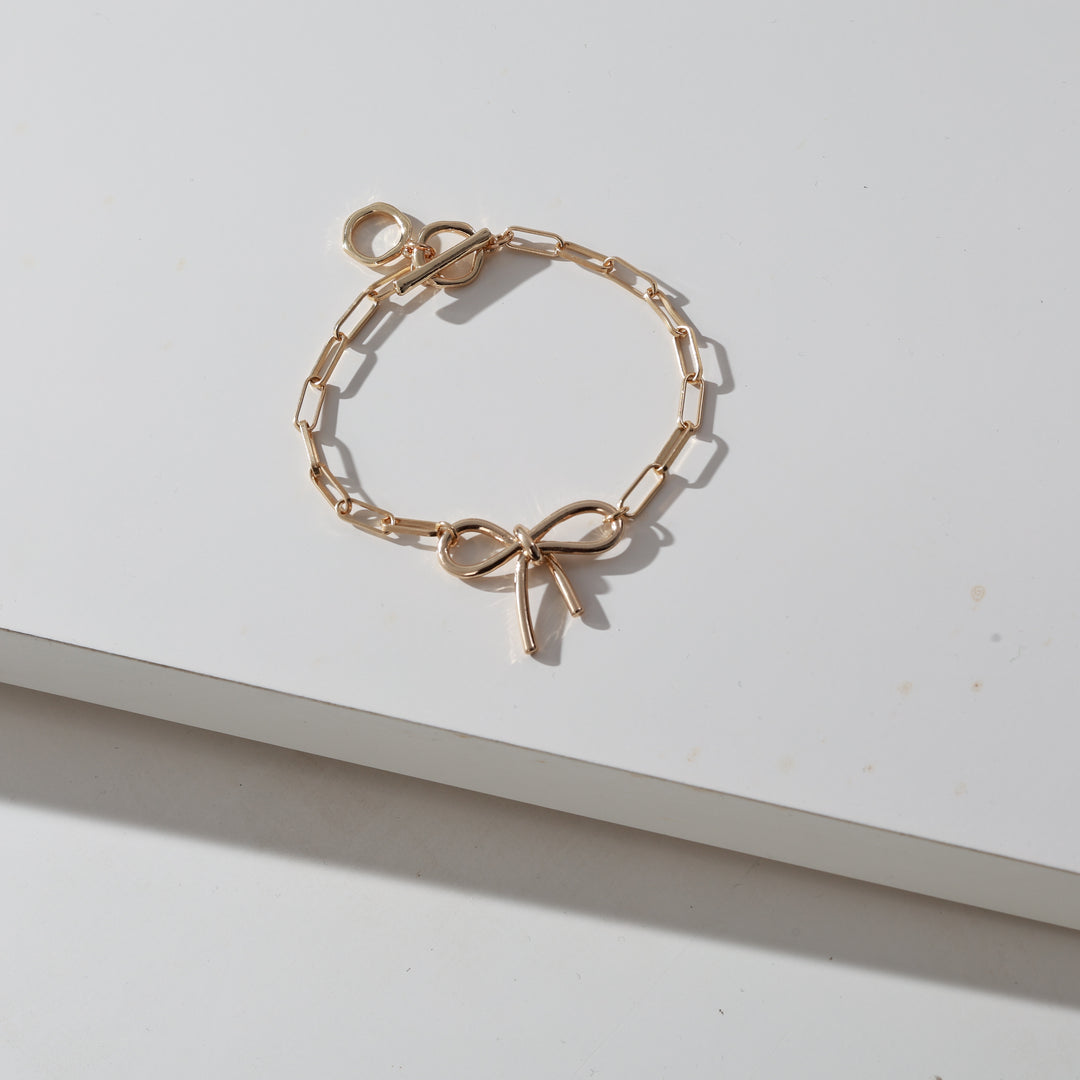 Merx Bow Bracelet 07-14348-1 Gold
