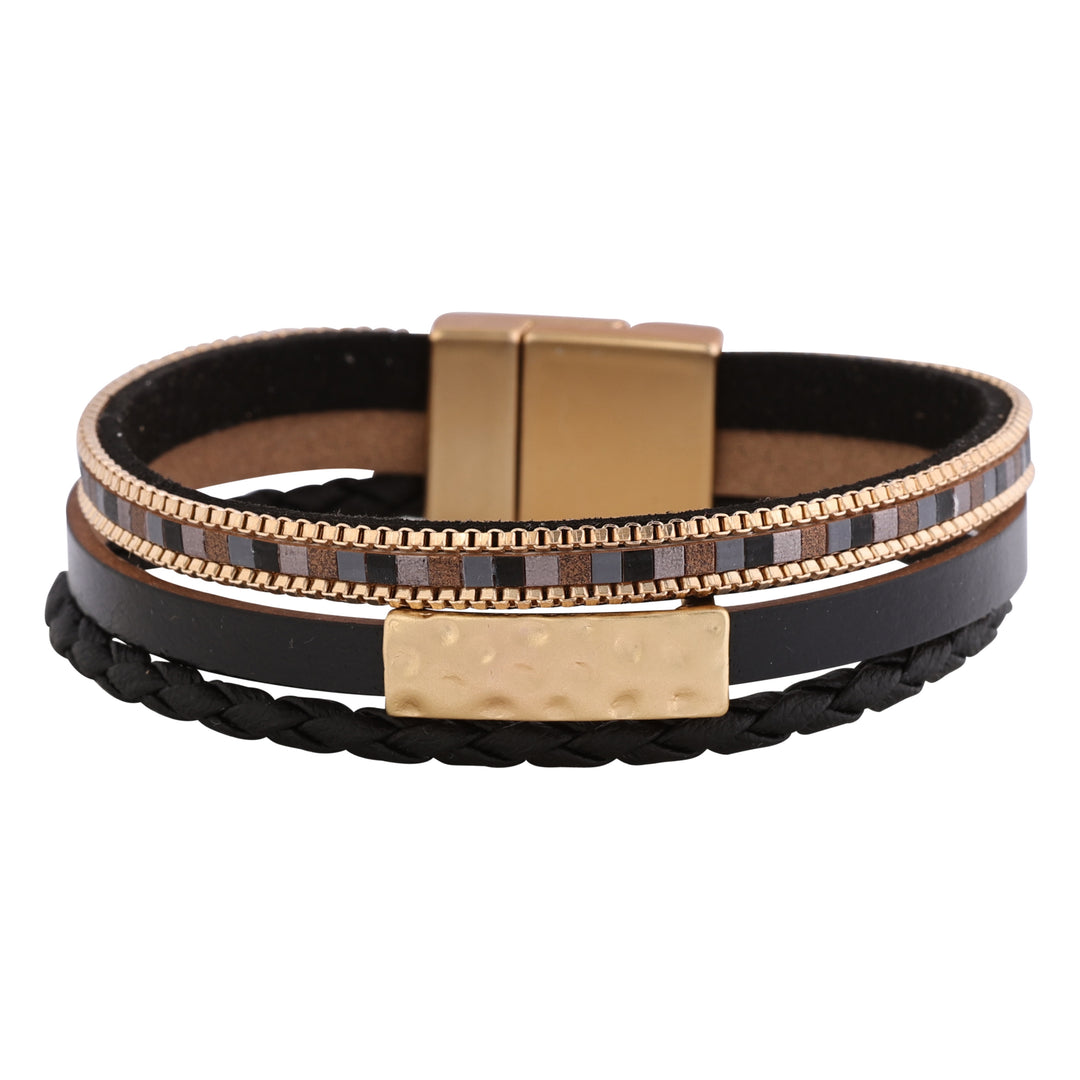 Merx Bracelet 07-2244-01 Gold/Black