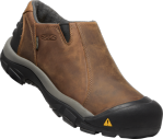 Mens Keen Slip-On Shoe Brixen Low Waterproof 1002269-Brown