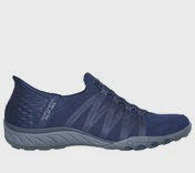 Womens Skechers "Slip-ins" Breath-Easy - Roll-With-Me 100593-NVY Navy