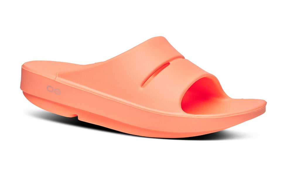 Womens Oofos OOahh Slide Sandal 1100-SUN Sunburst