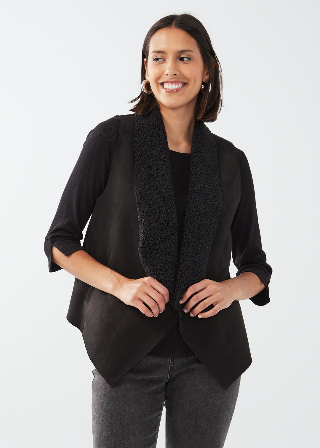 FDJ Sherpa Vest 1164758-BLK Black