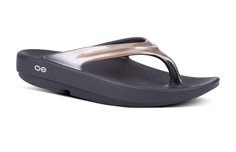 Womens Oofos Oohlala Thong Sandal 1400-LATTE