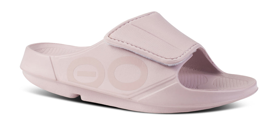 Womens Oofos OOahh Sport Flex Velcro Sandal 1550-STAR Stardust