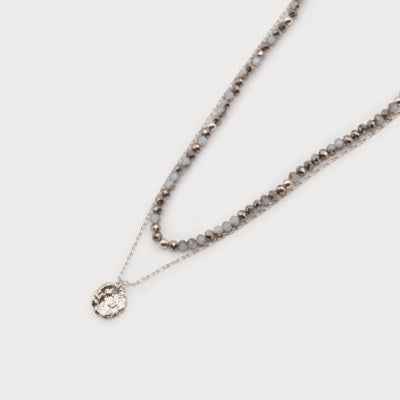 Caracol Necklace 1708-BLK-S