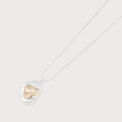 Caracol Necklace 1759-HRT Gold/Silver