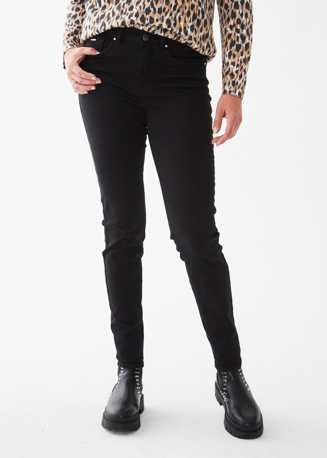FDJ French Dressing Olivia Slim Leg 2164511-BLK Black