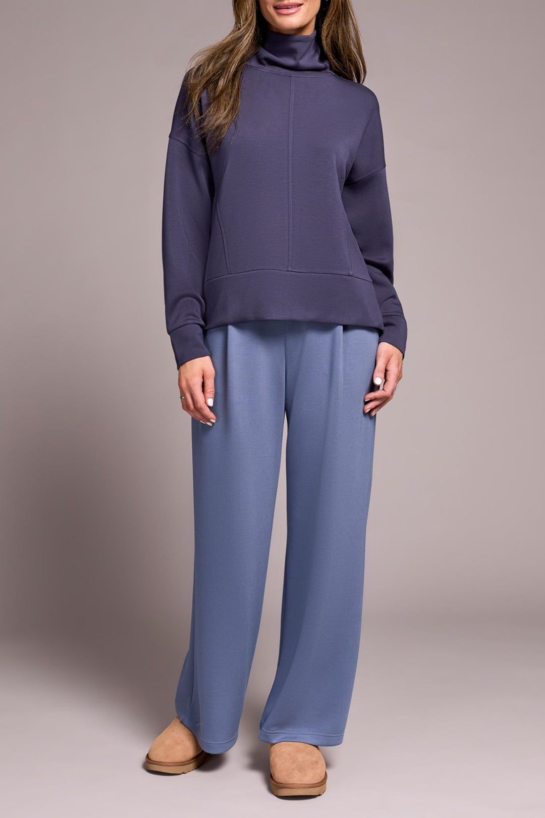 Tribal Funnel Neck Top 2275O-3390-0805 Sapphire