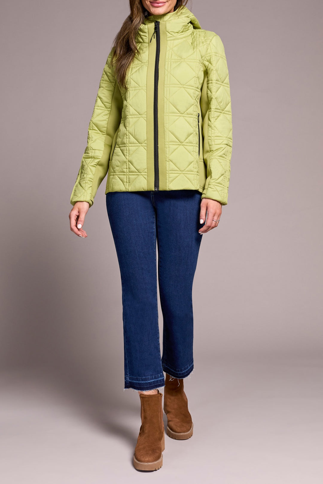Tribal Puffer Jacket w/ Removable Hood 2353O-3789-0802 Wasabi