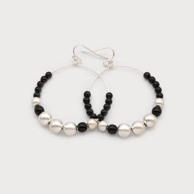 Caracol Earring 2649-BLK-S