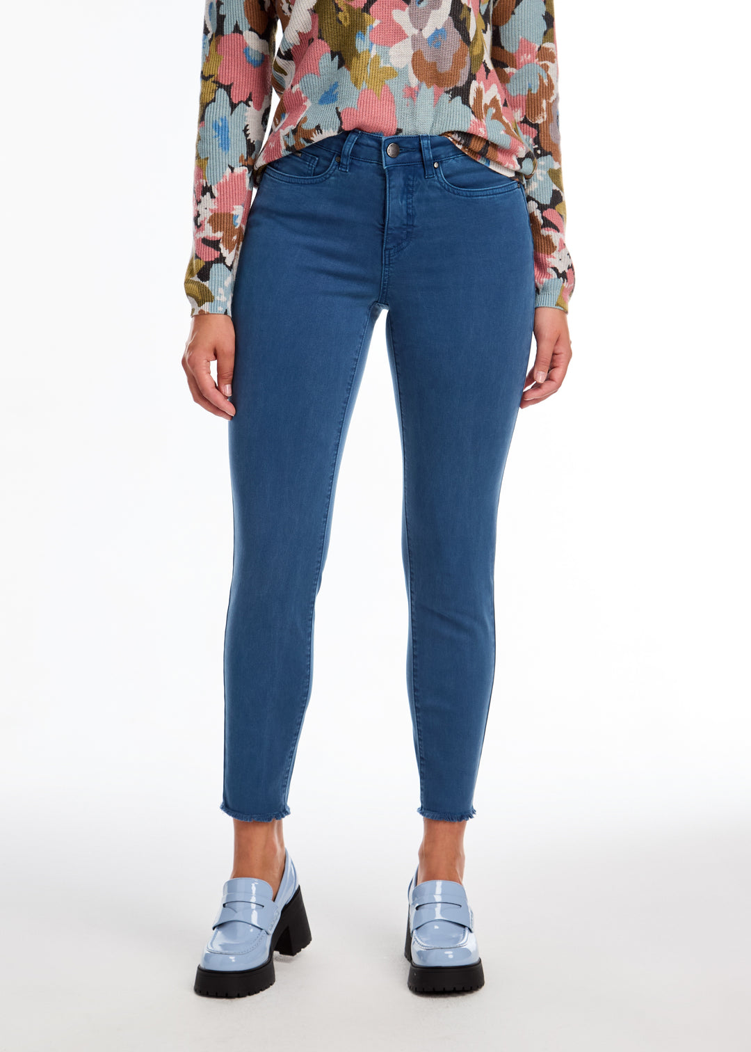 FDJ Olivia Slim Ankle Pant 2682511-DTEAL Deep Teal - 1 ONLY SIZE 16 - 20% OFF