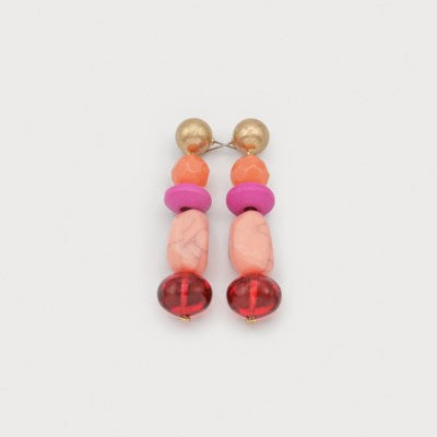 Caracol Earring 2708-FUS-G Fuchsia