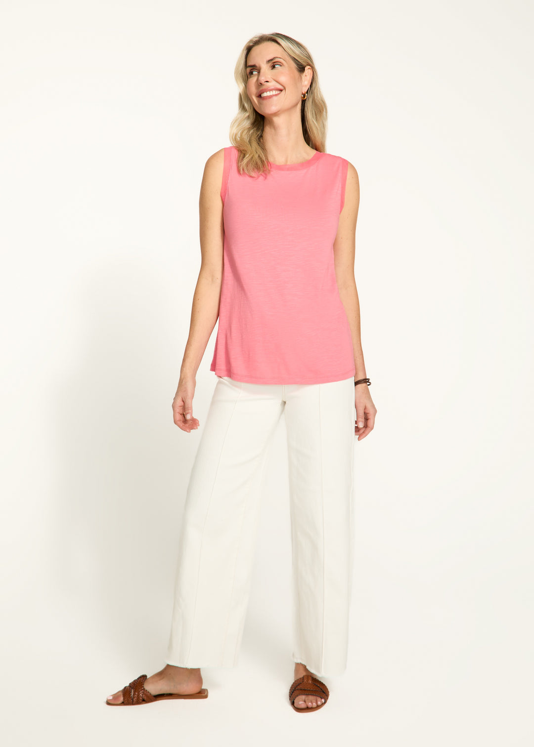 FDJ Boat Neck Cami 3013476-COR Coral