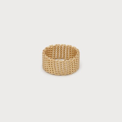 Caracol Honeycomb Ring 4206-GLD Gold
