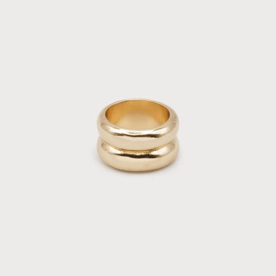 Caracol Double Layer Ring 4211-GLD Gold