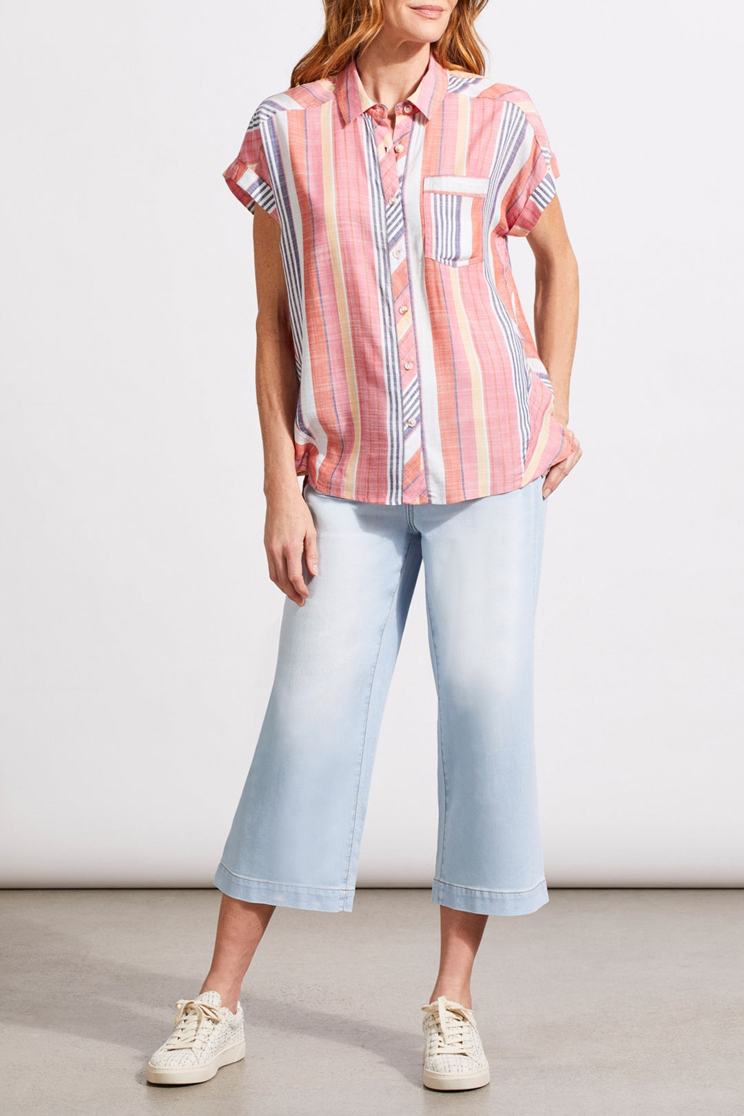 Tribal Shirt w/ Cuts 5546O-4186-0763 Peridust