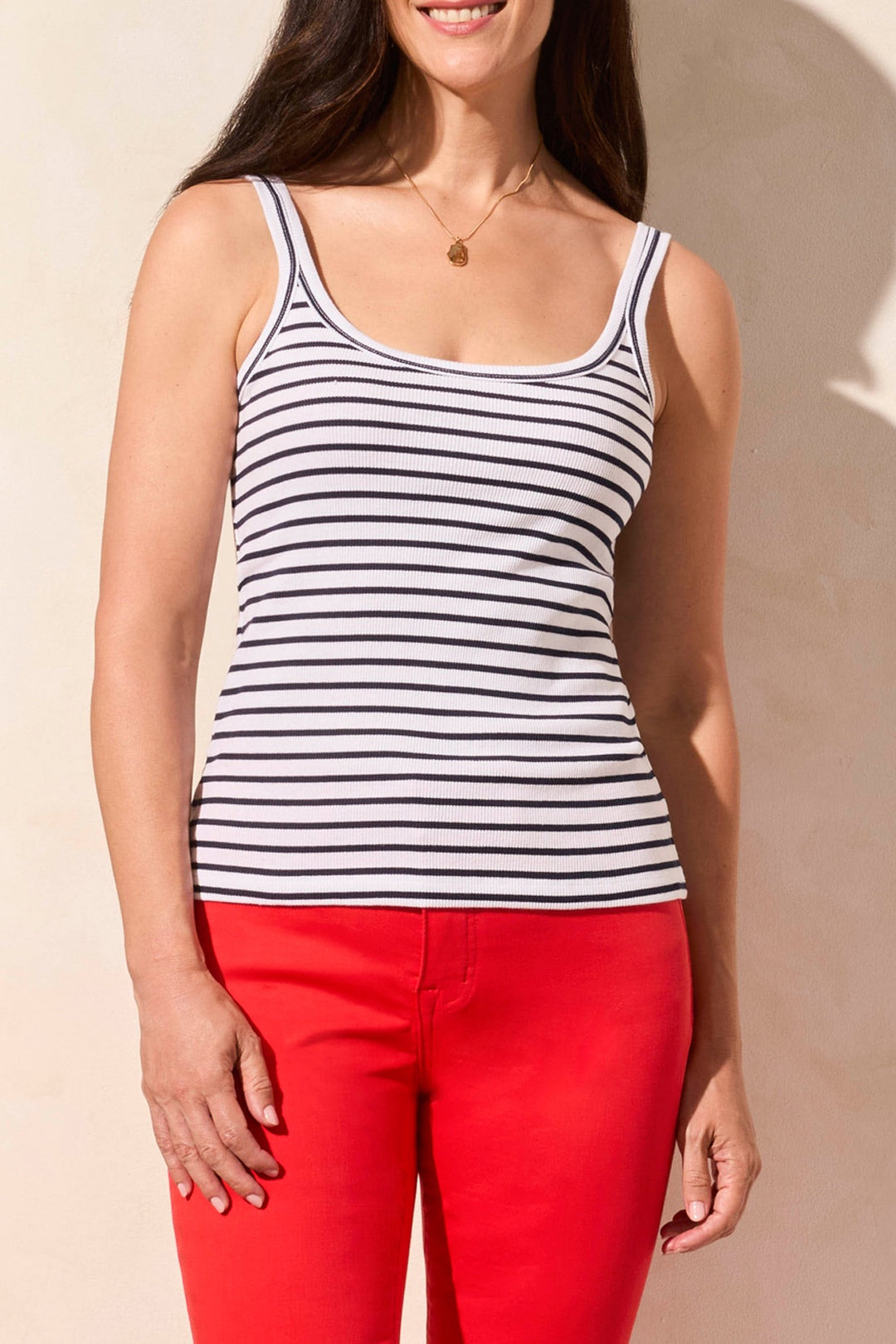 Tribal Striped Tank Top 5746O-4924-2648 Nautical Stripe