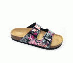 Viking Chatham Sandal V765 - Black Gerbera Burst