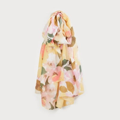 Caracol Woven Scarf 6199-YEL Yellow