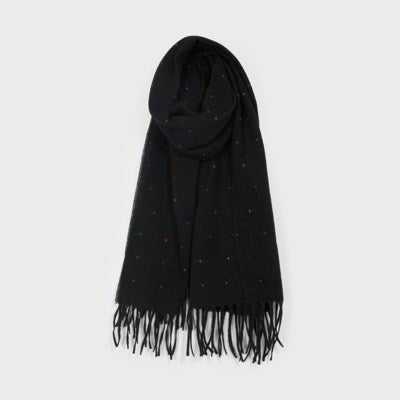 Caracol Woven Scarf 6209-BLK