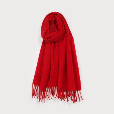 Caracol Woven Scarf 6209-RED