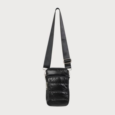 Caracol Quilted Crossbody 7163-BLK Black