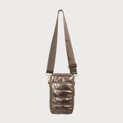 Caracol Quilted Crossbody 7163-BRN Brown