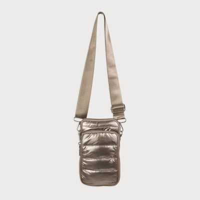 Caracol Quilted Crossbody 7163-GLD