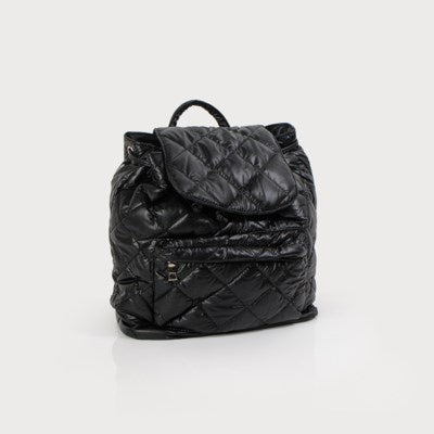 Caracol Large Quilted Backpack 7165-BLK Black