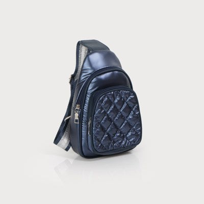 Caracol Quilted Sling Bag 7166-NAV Navy