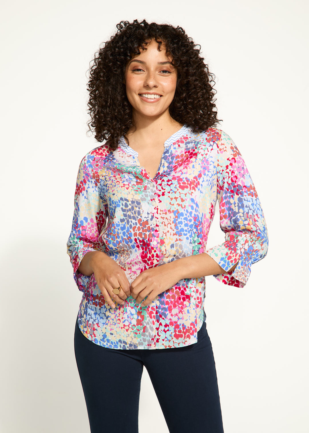 FDJ Dual Print Shirt 7741397-PRT Spectral
