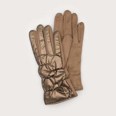 Caracol Warm Puffer Gloves 9006-COF Coffee