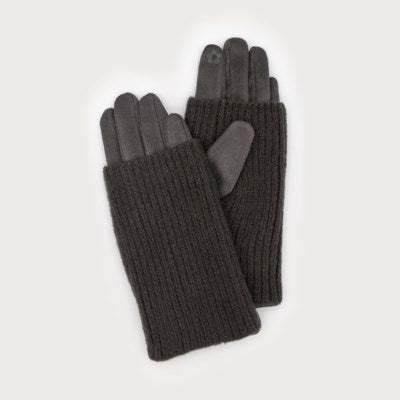 Caracol Wrist-Warmer Gloves 9010-DKG Dark Grey