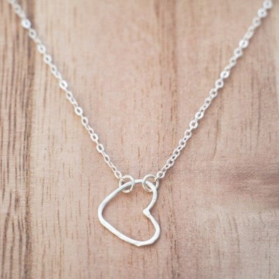Glee Jewelry Amore Necklace - Silver