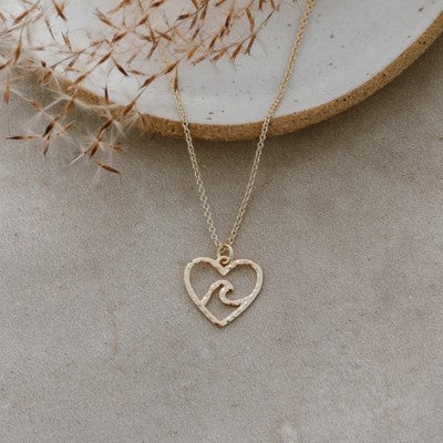 Glee Jewelery Beach Lovers Necklace - Gold
