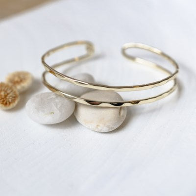 Glee Jewelry Bliss Cuff Bracelet - Gold
