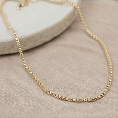 Glee Jewelry Cord Link Necklace - Gold