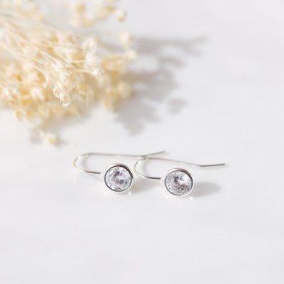 Glee Jewelry Dazzle Earrings - Silver