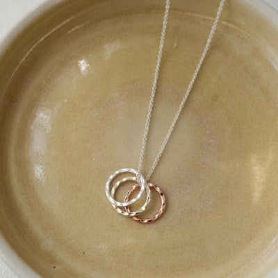 Glee Jewelry Mod Necklace - Silver/Gold/R.Gold