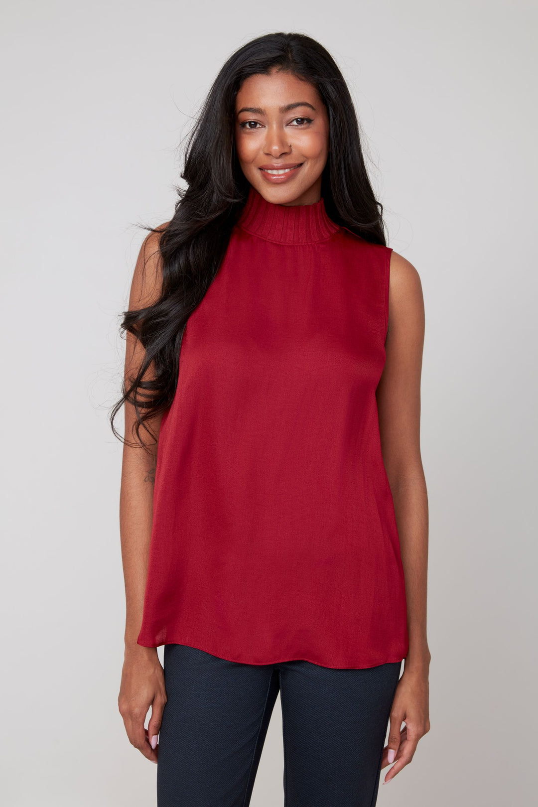 Renuar Sleeveless Woven Top R5118-248-80799 Porto