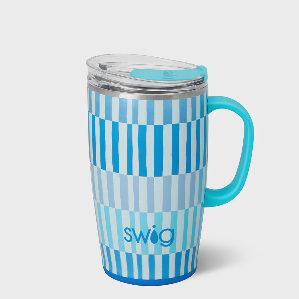 SWIG Travel Mug - 18 oz. - S102-M18-TG - Glacier Stripe