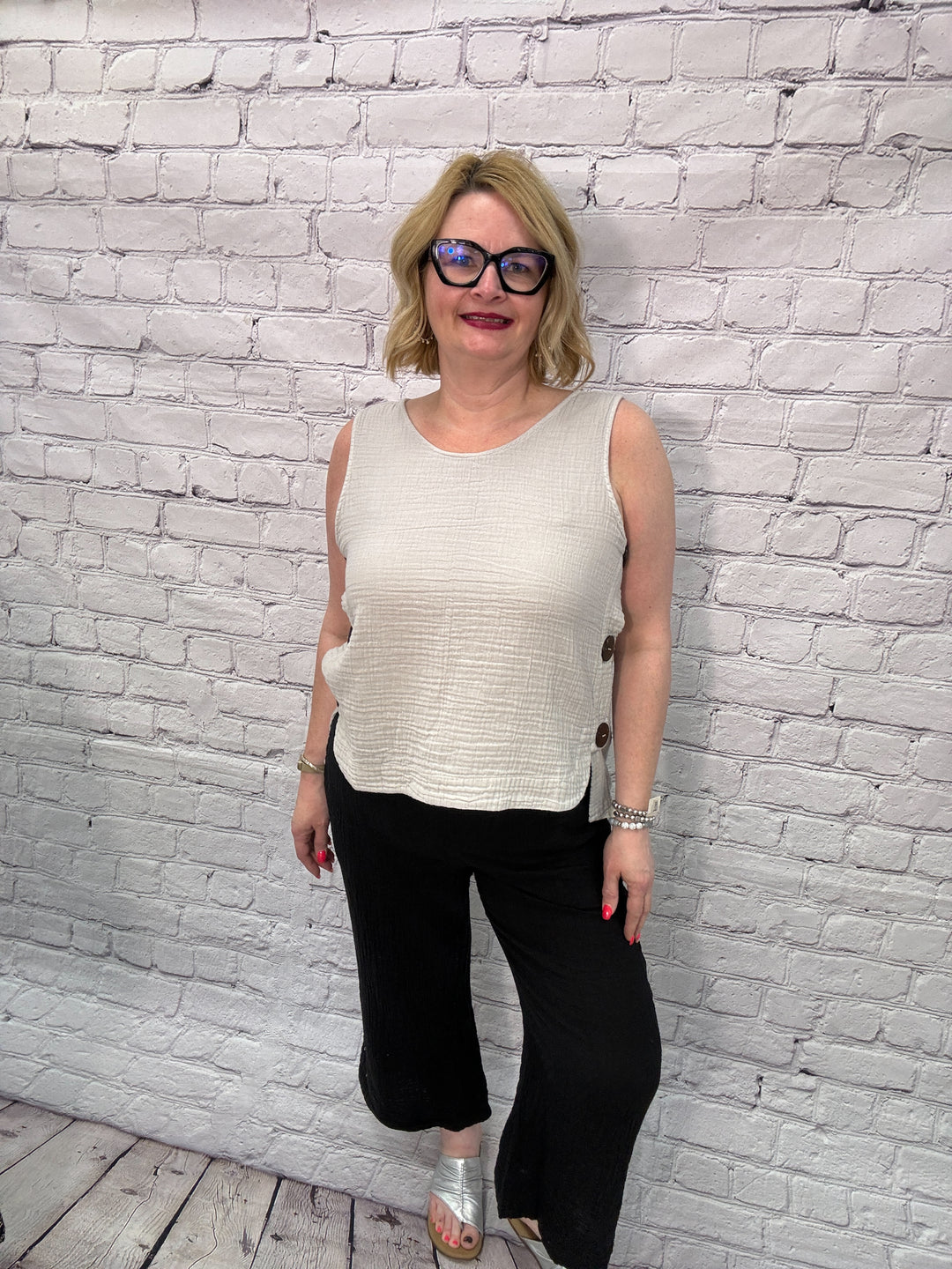 Shannon Passero Carmen Tank Top 5282-Silver
