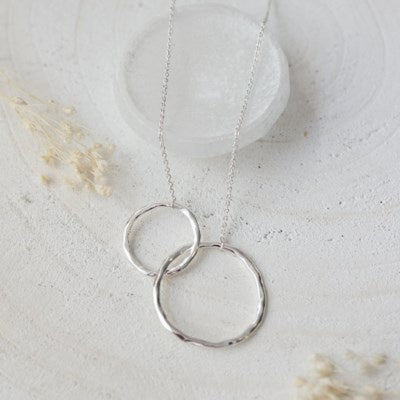 Glee Jewelry Sister Necklace - Silver