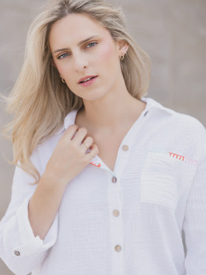 Shannon Passero Abby Shirt 5343-White