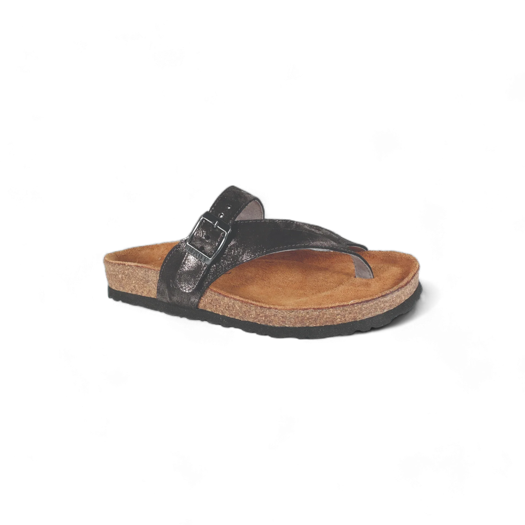 Womens Naot Tahoe Sandal 7700-BAB Metallic Onyx