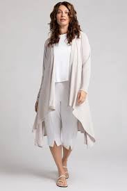 Sympli Flutter Duster Cardigan 25155-Cashew