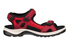 Womens Ecco Offroad Sport Sandal 069563-56447 Brick Chili Red