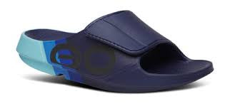 Womens Oofos OOahh Sport Flex 1553-SKRAL Sky Rally