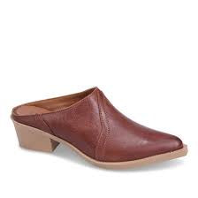 Womens Bueno "Fredrik" Slip-On Mule - Tobacco