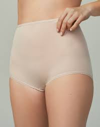 Bali Full Brief "Skimp Skamp" Nylon Panty B2633-NUD Nude